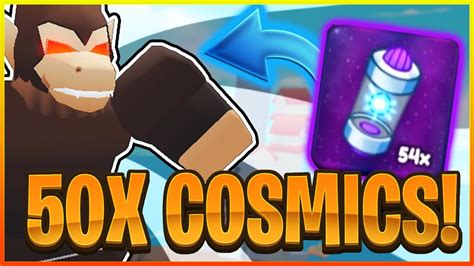 I Opened 50 COSMIC CAPSULES In Anime Champion Simulator YouTube