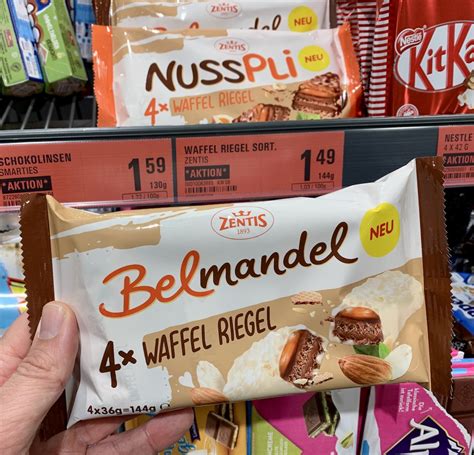 Zentis Waffelriegel Nusspli Und Belmandel X G Naschkater Das