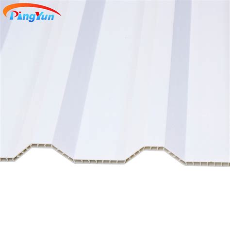 PVC Acid Resistance Roof ASA PVC Hollow Roof China UPVC Heat