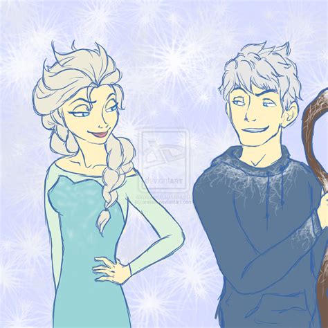 Jack Frost And Queen Elsa Elsa Jack Frost Photo Fanpop