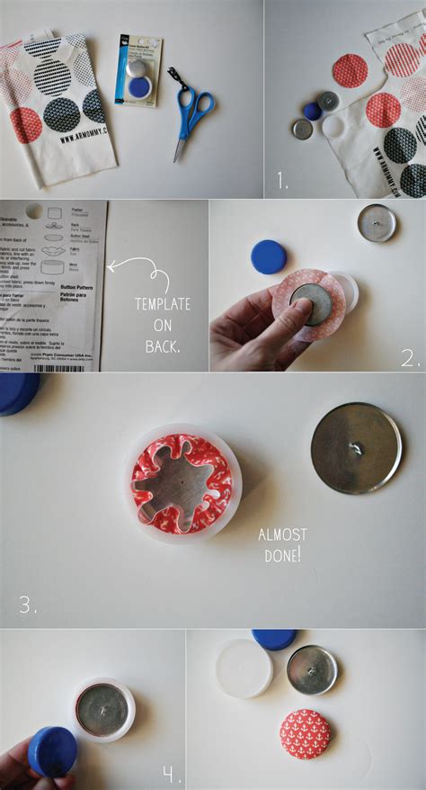 Fabric Covered Button Projects Fabric Covered Button Diy Fabric Diy