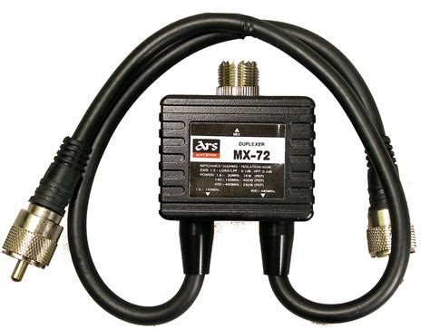 MX 72 Duplexer HF VHF UHF Con Cavi E PL 259 Paoletti Radio Comunicazioni