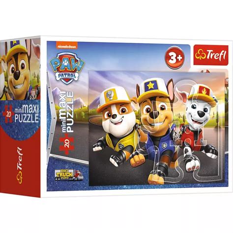 Puzzle mini maxi 20 elementów Wesołe pieski Trefl