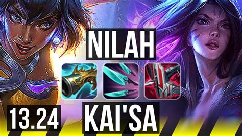 NILAH Sona Vs KAI SA Alistar ADC Rank 6 Nilah BR Challenger