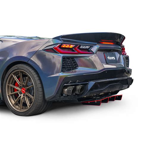 Vicrez Jesky Vr5 Rear Diffuser Vz103666 Chevrolet Corvette C8 2020 2024