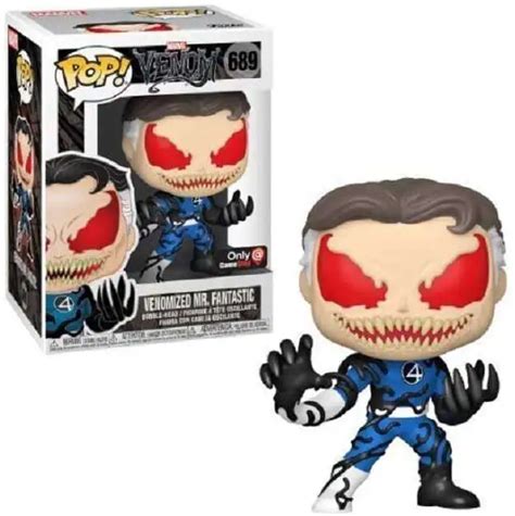 Funko Marvel Venom Pop Marvel Venomized Mr Fantastic Exclusive Vinyl Figure 689 Toywiz