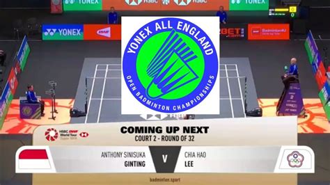 All England Highlights Anthony Sinisuka Ginting Ina Vs Chia Hao Lee