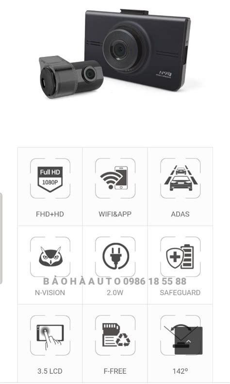 Camera Hành Trình Iroad N9f Nhập Khẩu Hàn Quốc Chính Hãng