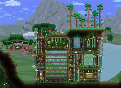 Terraria House Design Terraria House Ideas Terrarium Base Garden