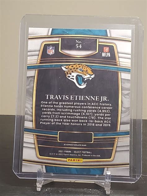 Panini Select Travis Etienne Jr Concourse Jaguars Rookie Rc