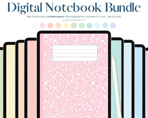 Goodnotes Template, Digital Notebook, Digital Notebooks, Goodnotes ...