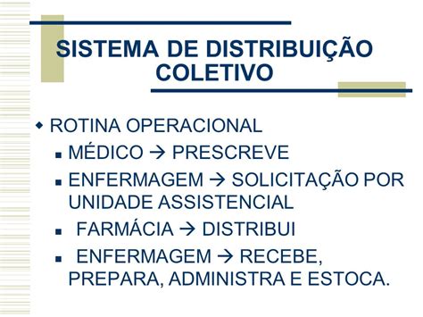 Sistemas De Distribui O De Medicamentos Ppt Carregar