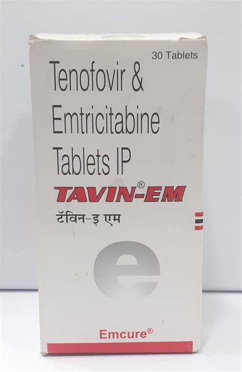 Tavin Em Tenofovir Emtricitabine Tablets Ip Emcure Prescription At