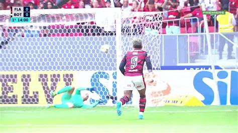 Flamengo x Botafogo Melhores Momentos do 1º Tempo futebol ge