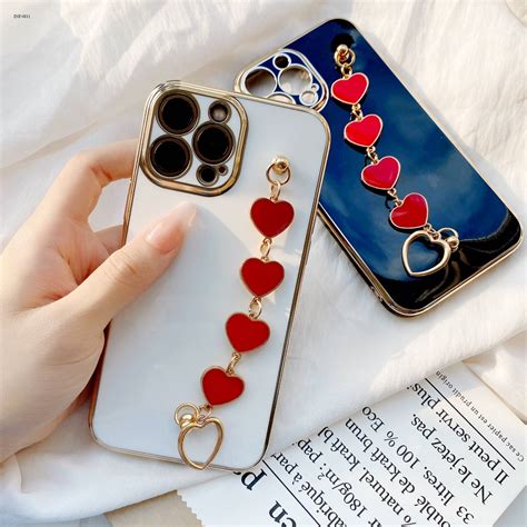Infinix Hot S S I Nfc Pro Play Case Red Love Heart Bracelet