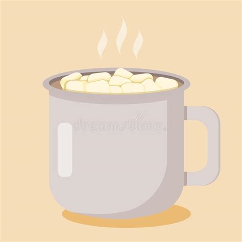 Hot Cocoa Warm Cozy Autumn Vector Element Stock Vector Illustration