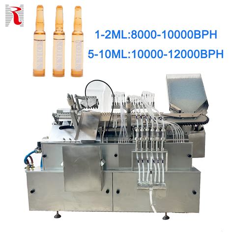 Automatic Glass Plastic Bottle Liquid Ampoule Forming Filling Sealing