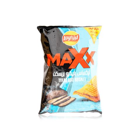 Lays Maxx Texas Bbq Brisket Potato Chips 160g Waitrose Uae And Partners