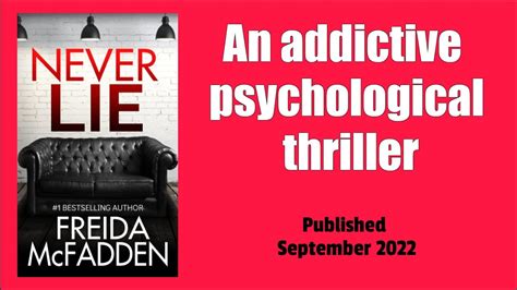 Mystery Never Lie An Addictive Psychological Thriller By Freida