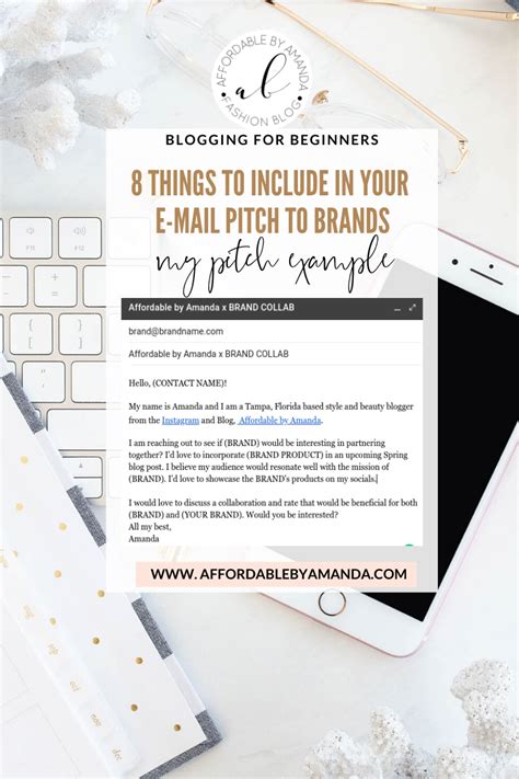 How To Pitch Brands As A Blogger 8 Things To Include In Your Pitch E Mail