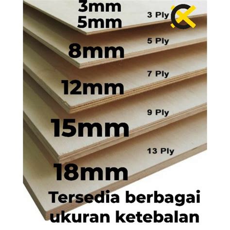 Jual Triplek A A A Tebal Mm Mm Mm Mm Plywood Multiplek Semi