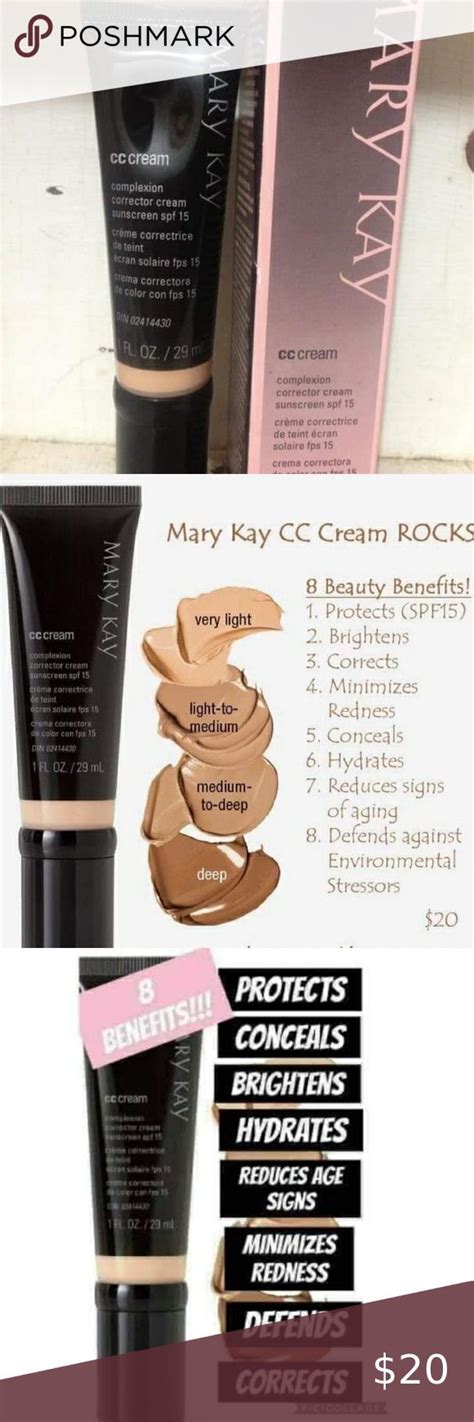 Mary Kay CC Cream FPS 15 In Very Light Cc Cream Mary Kay Cream