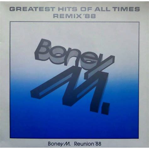 CD Audio High Quality International Music Boney M Reunion 88