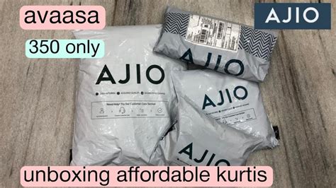 Ajio Unboxing Kurti Haul Onlyavaasa Kurtis College Office And