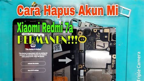 Redmi A Lupa Akun Mi Redmi A Mi Account Remove Mrt Miui Youtube