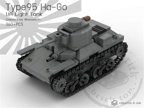 Type 95 Ha Go From Bricklink Studio Bricklink