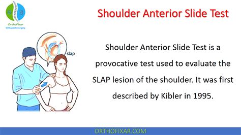 Shoulder Anterior Slide Test Muscle Testing Manual Muscle Testing
