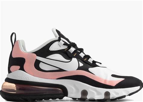 Nike Air Max 270 React Black White Bleached Coral Hype Clothinga