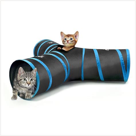 Pawaboo Cat Toys Cat Tunnel Tube Way Tunnels Extensible Collapsible