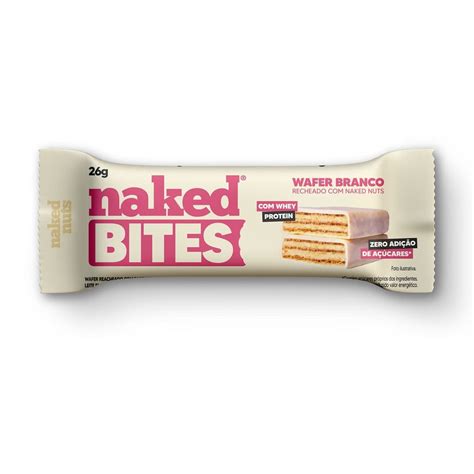 Naked Bites Unidades G Chocolate Branco Naked Nuts Otimanutri