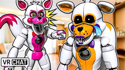 Funtime Foxy Confronts Lolbit In Vrchat In 2022 Funtime Foxy Foxy Fnaf