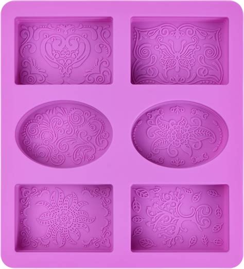 Wyahyq 2pcs Silicone Moulds Soap Moulds For Soap Making Honeycomb Bee