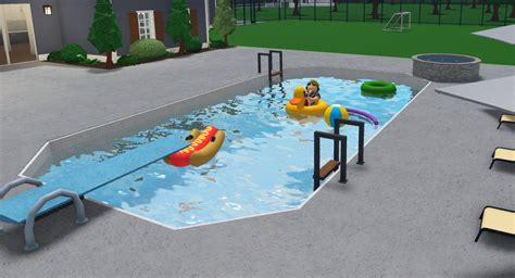 Bloxburg Backyard Pool