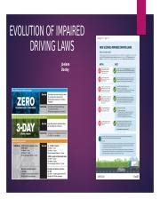 Powerpoint Unit Project Joelene Dooley Pptx Evolution Of Impaired