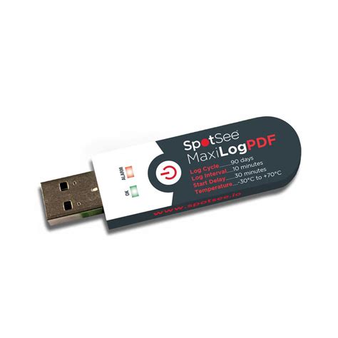 Temperature Data Logger Maxilog Pdf Spotsee Usb For Cold Chain