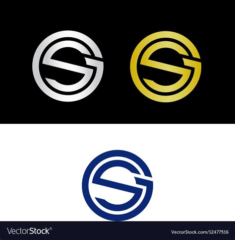 Gs logo Royalty Free Vector Image - VectorStock