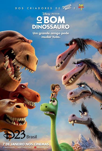 Disney divulga pôster nacional de O Bom Dinossauro Disney D23 Brasil