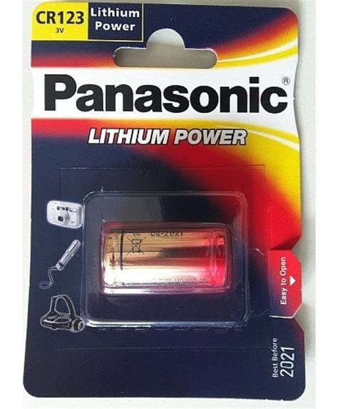 PILA LITIO CR 123A PANASONIC BLISTER 1 UNIDAD Dlplus