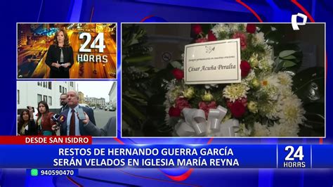 Hernando Guerra Garc A Restos De Congresista Llegaron A Cementerio