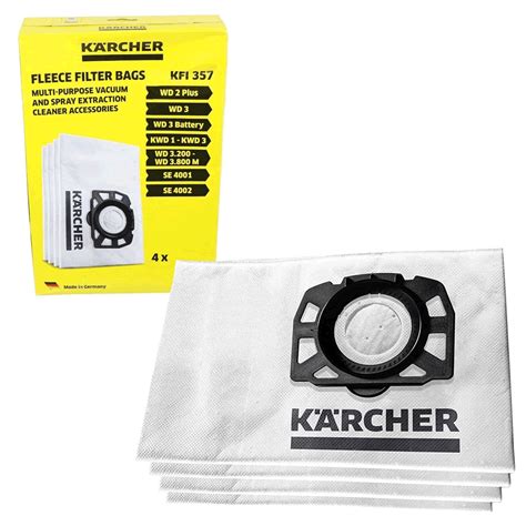 K Rcher Bags Karcher Wd Plus Wd P Se Kfi Cloth Filter Vacuum