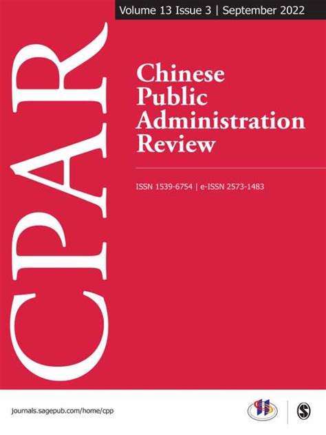 Buy Chinese Public Administration Review Journal Subscription Sage Publications