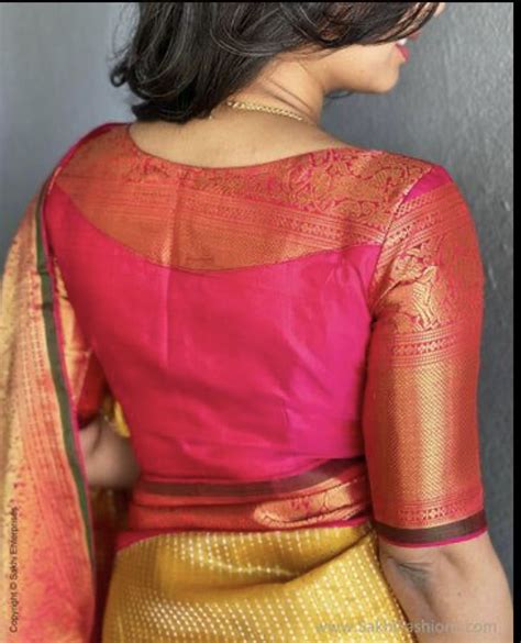 Pin By Manjula Reddy On Blouses New Saree Blouse Designs Stylish