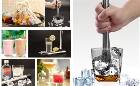 1 pc Pilon à Cocktail en Acier Inoxydable Barre de bâton Mojito Presse