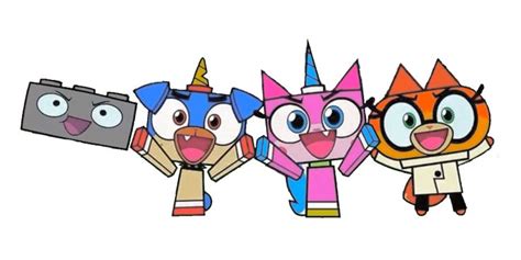 Unikitty Puppycorn Dr Fox And Richard Png Design Art Art Image