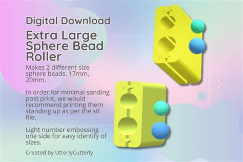 Extra Large Sphere Circle Clay Bead Roll Graphic By Utterlycutterly