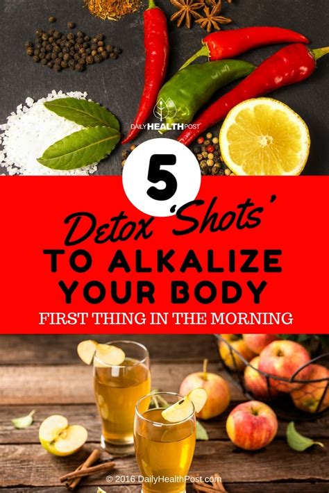 5 Detox ‘shots To Alkalize Your Body When You Wake Up